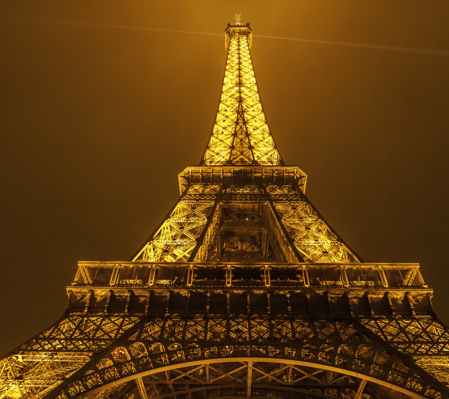 Glowing Eiffel Tower