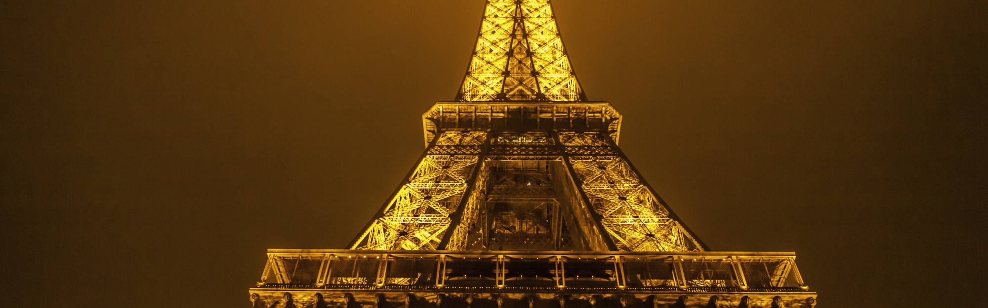 Glowing Eiffel Tower