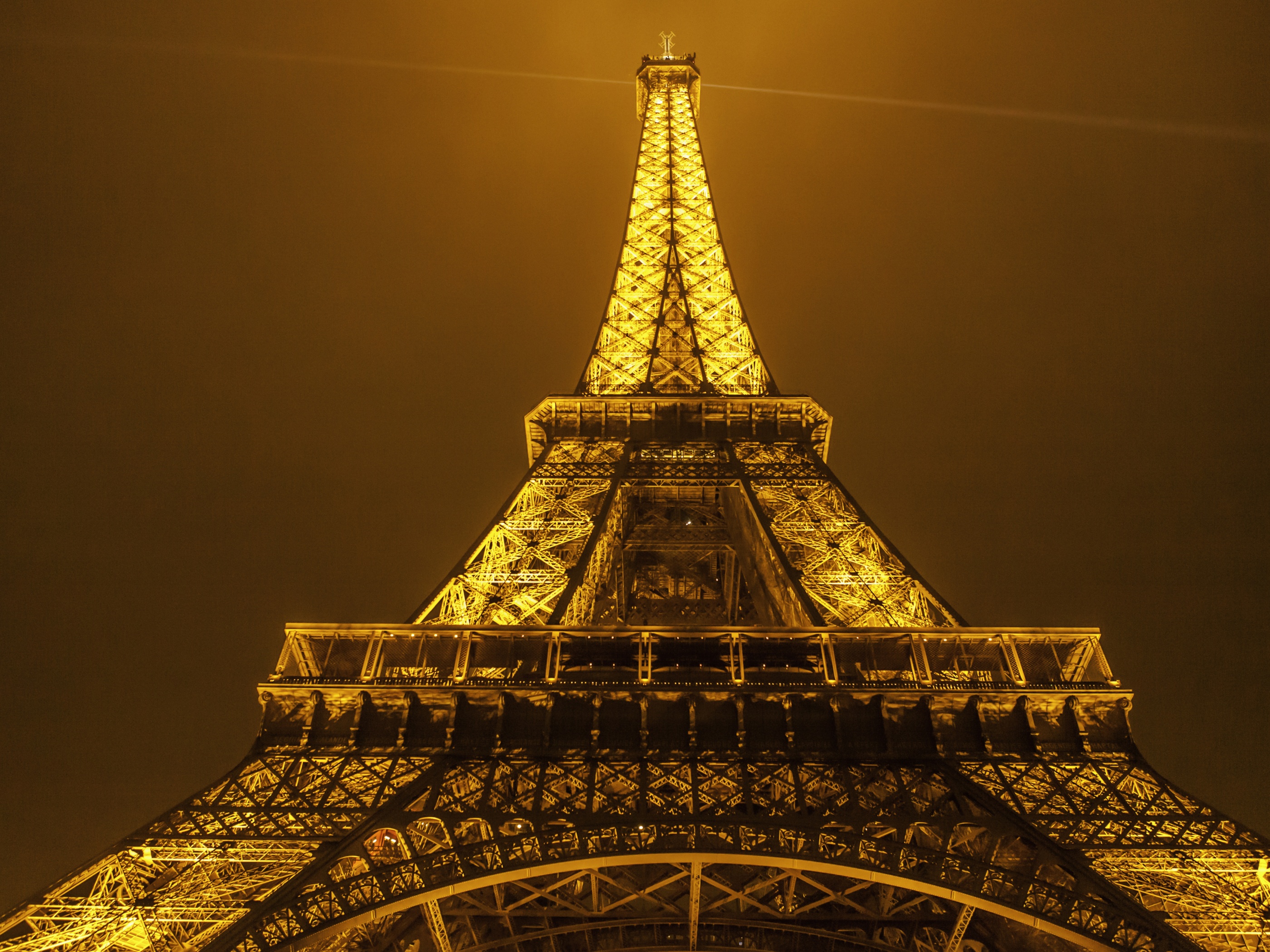 Glowing Eiffel Tower