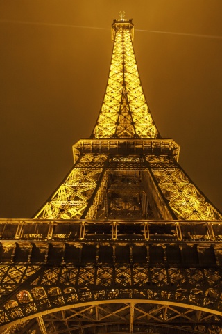 Glowing Eiffel Tower