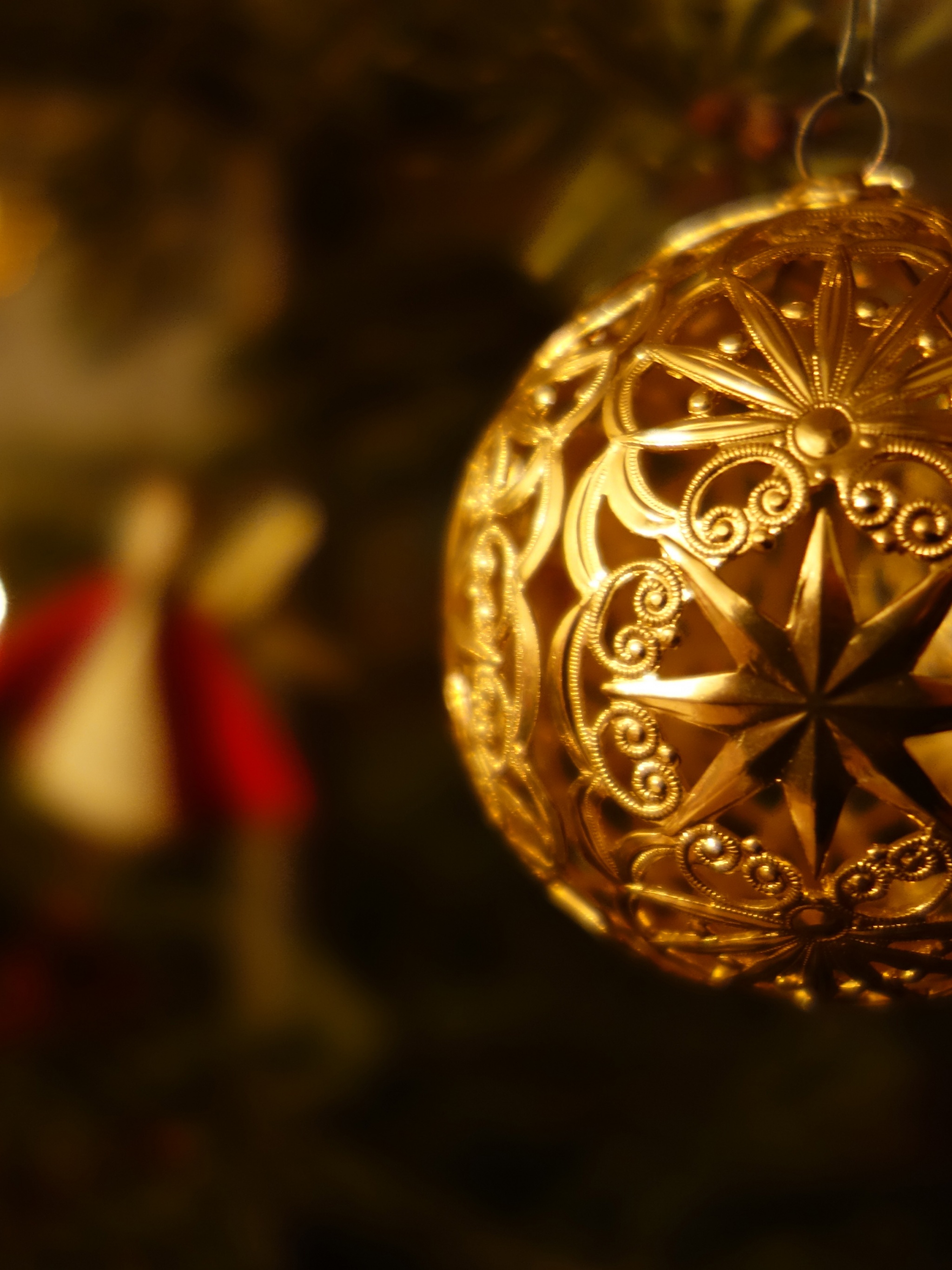 Golden Christmas Ball