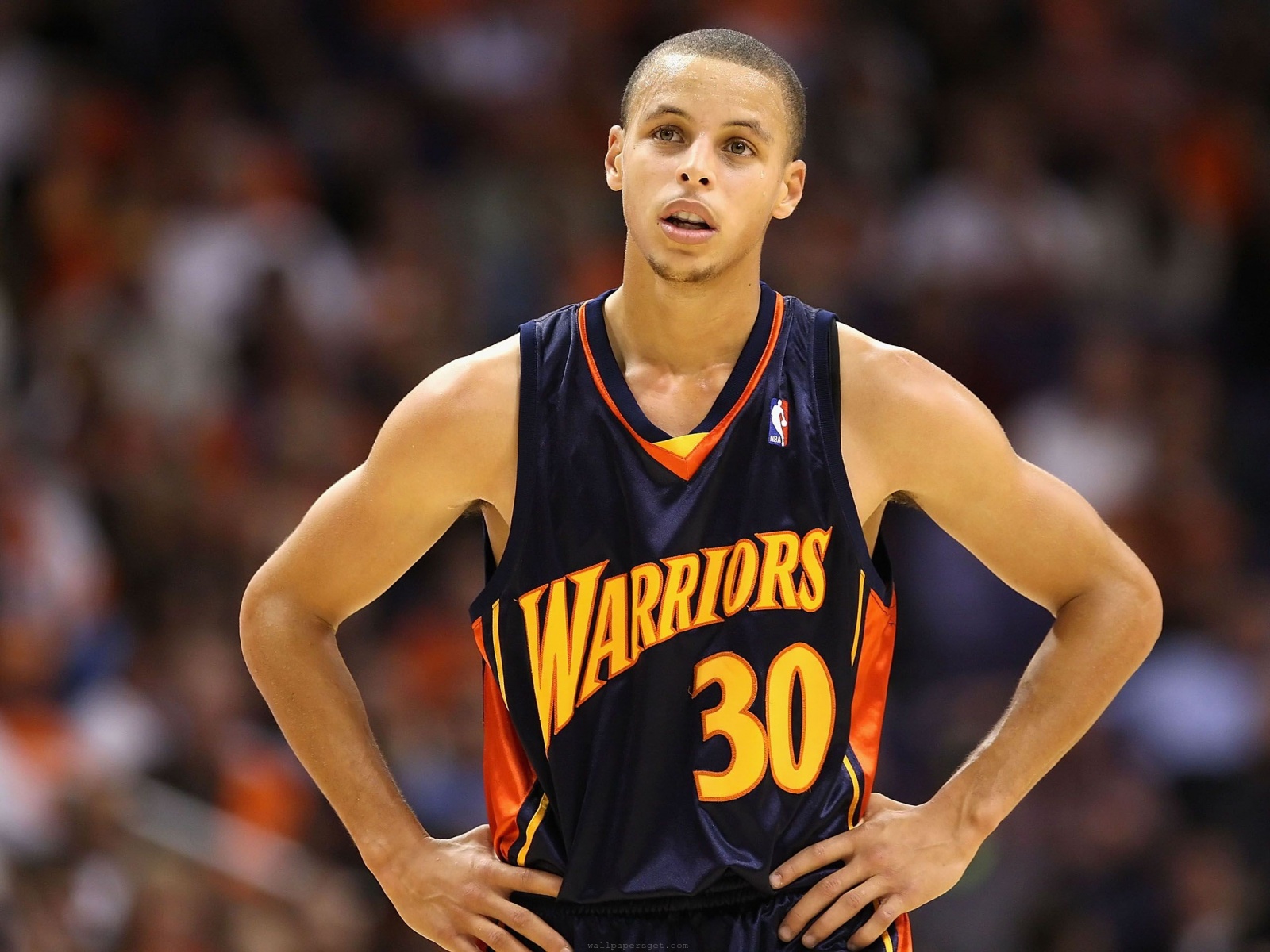 Golden State Warriors Nba American Basketball Rearguard Stephen Curry