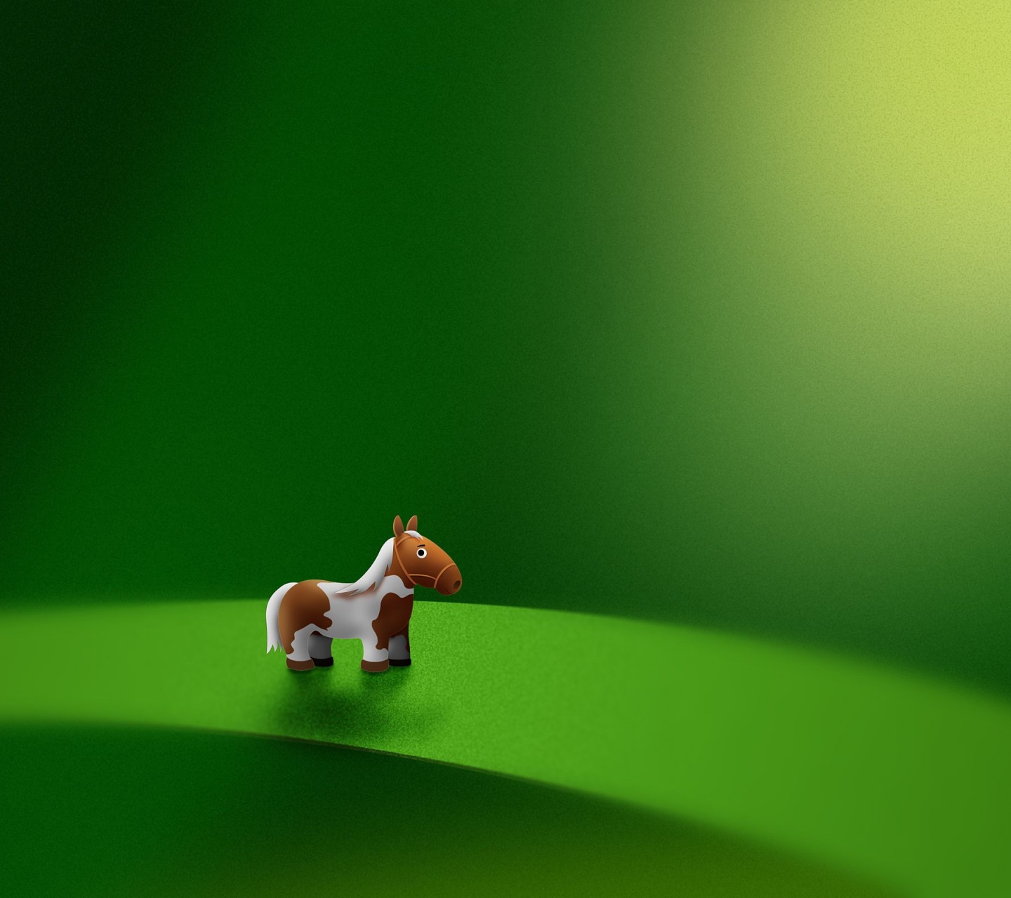 Green Leaf Pony Horse Micro