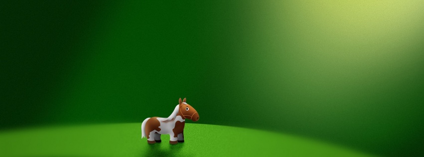 Green Leaf Pony Horse Micro