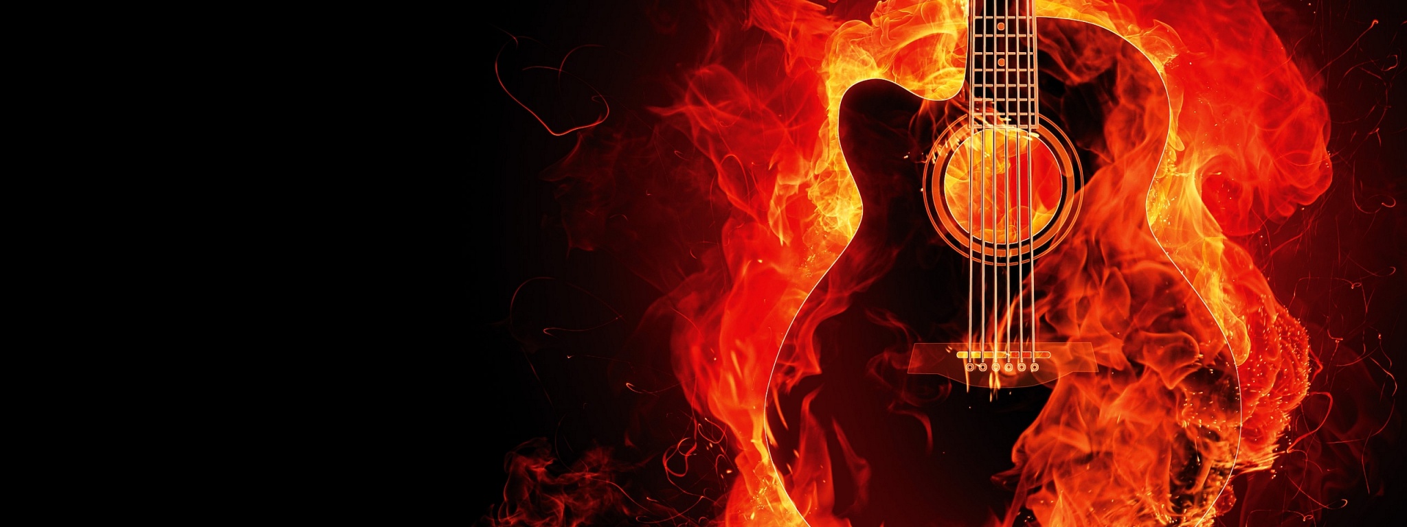 Guitar On Fire