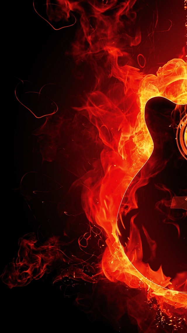 Guitar On Fire