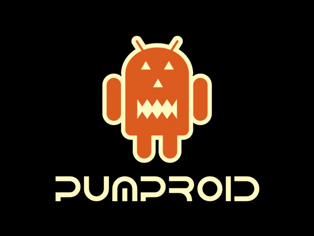 Halloween Android Logo