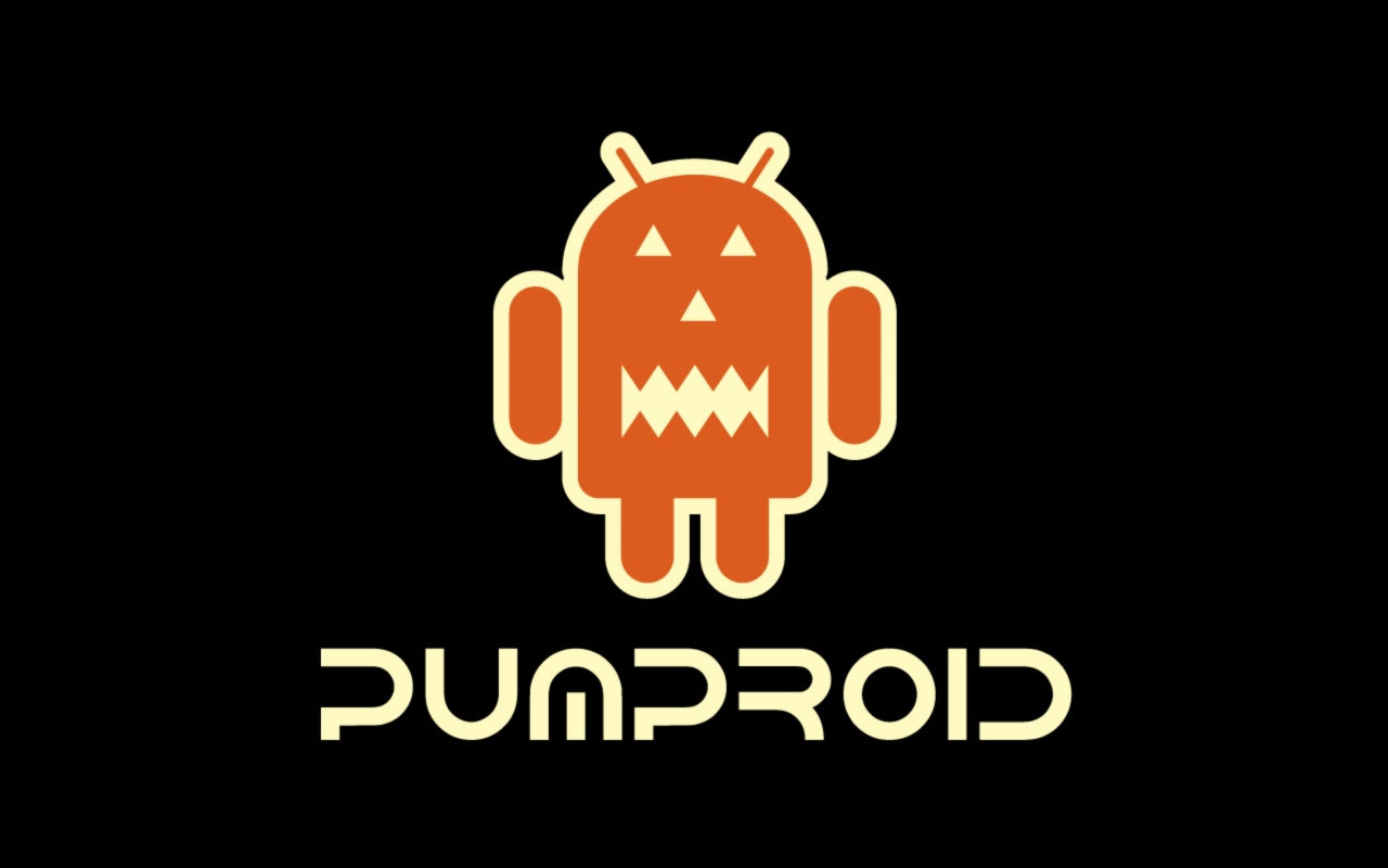 Halloween Android Logo