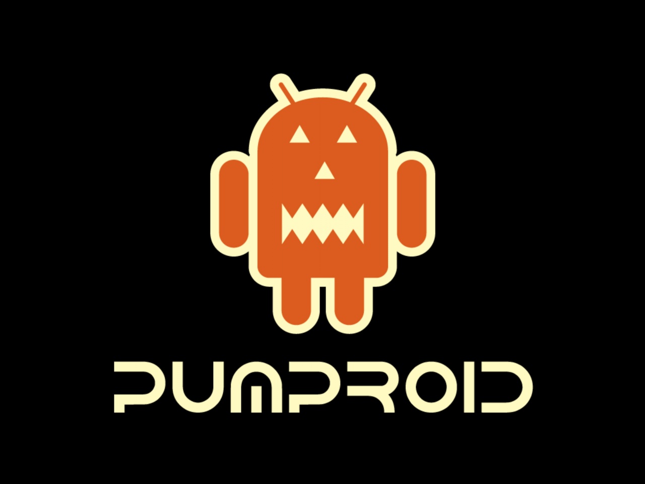 Halloween Android Logo