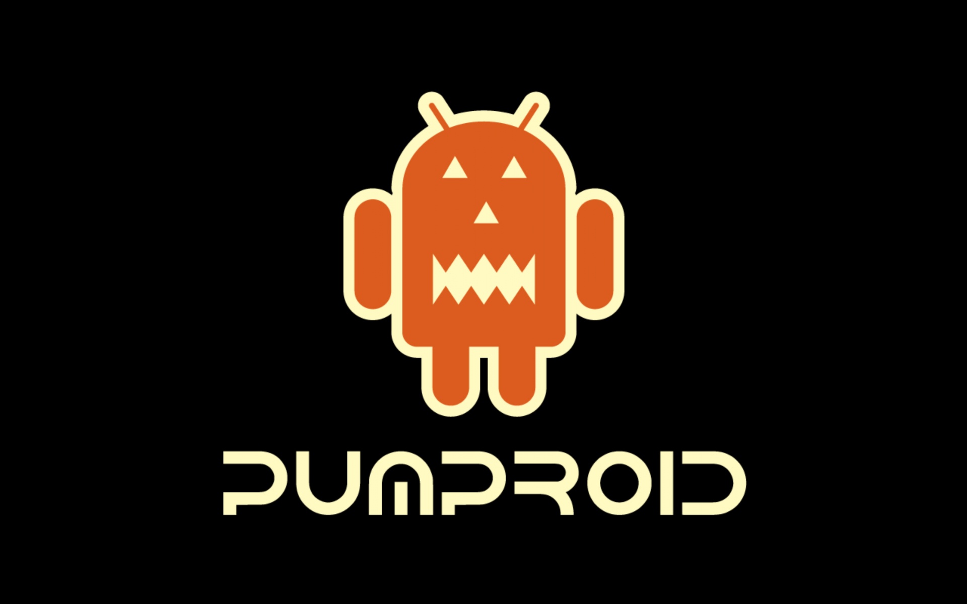 Halloween Android Logo