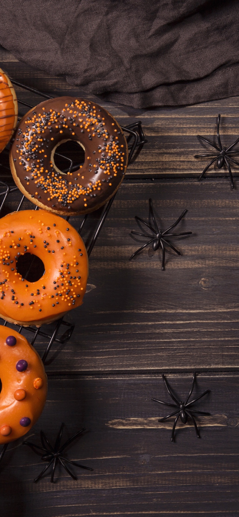 Halloween Donuts Spiders