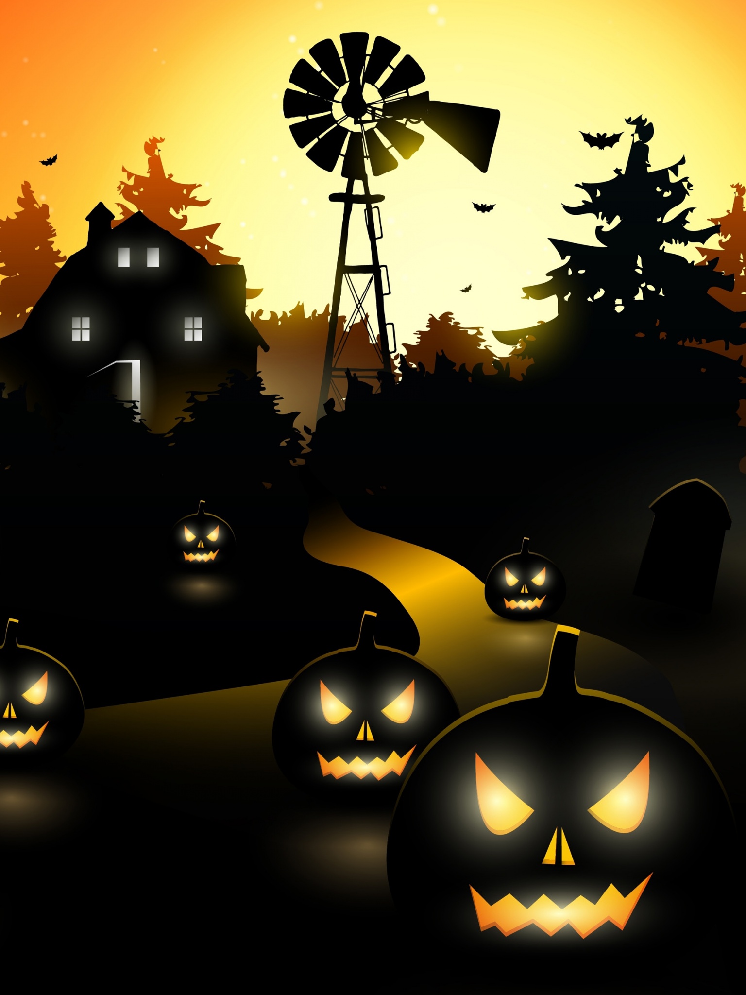 Halloween In Village