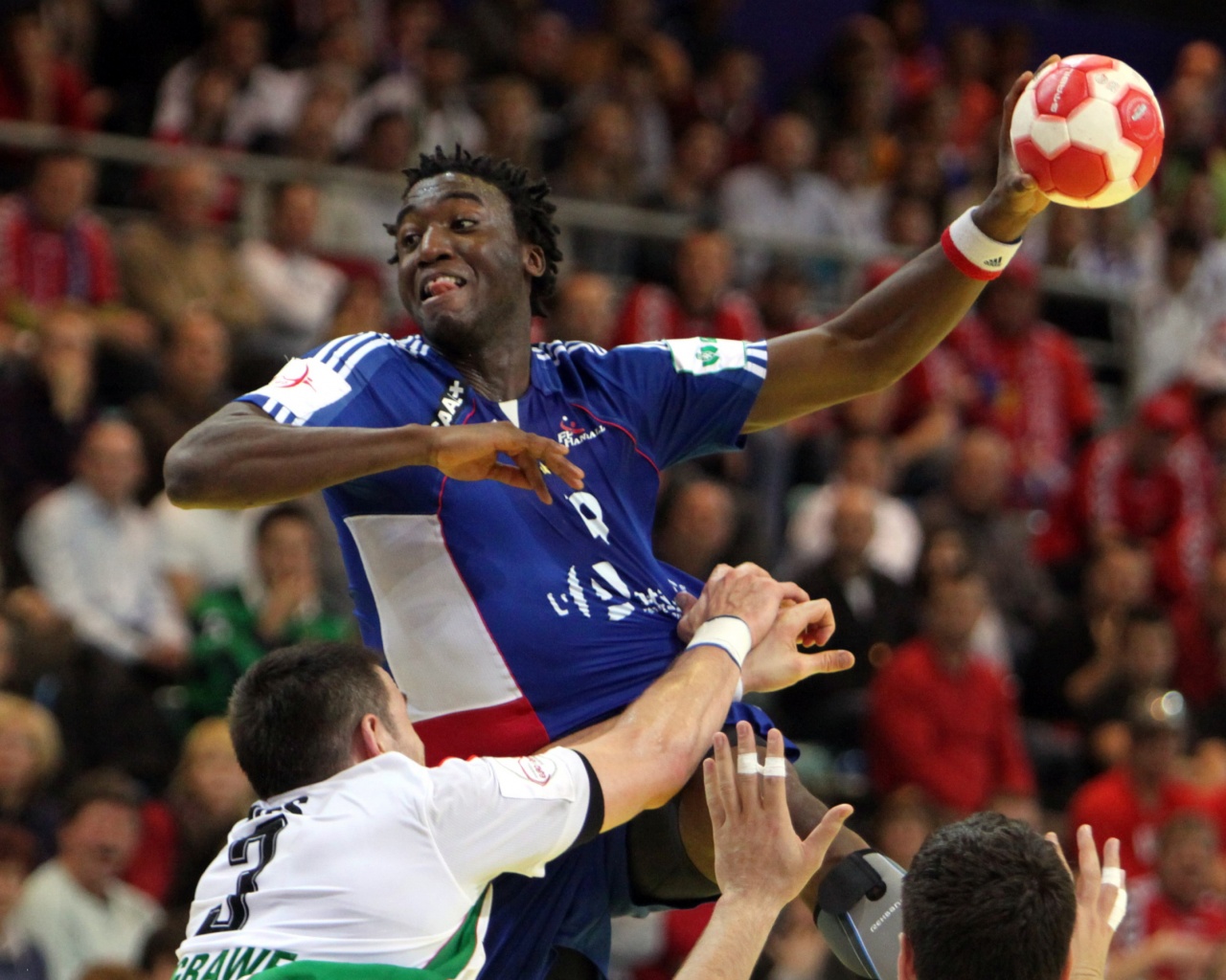 Handball Match - France Vs Hungary