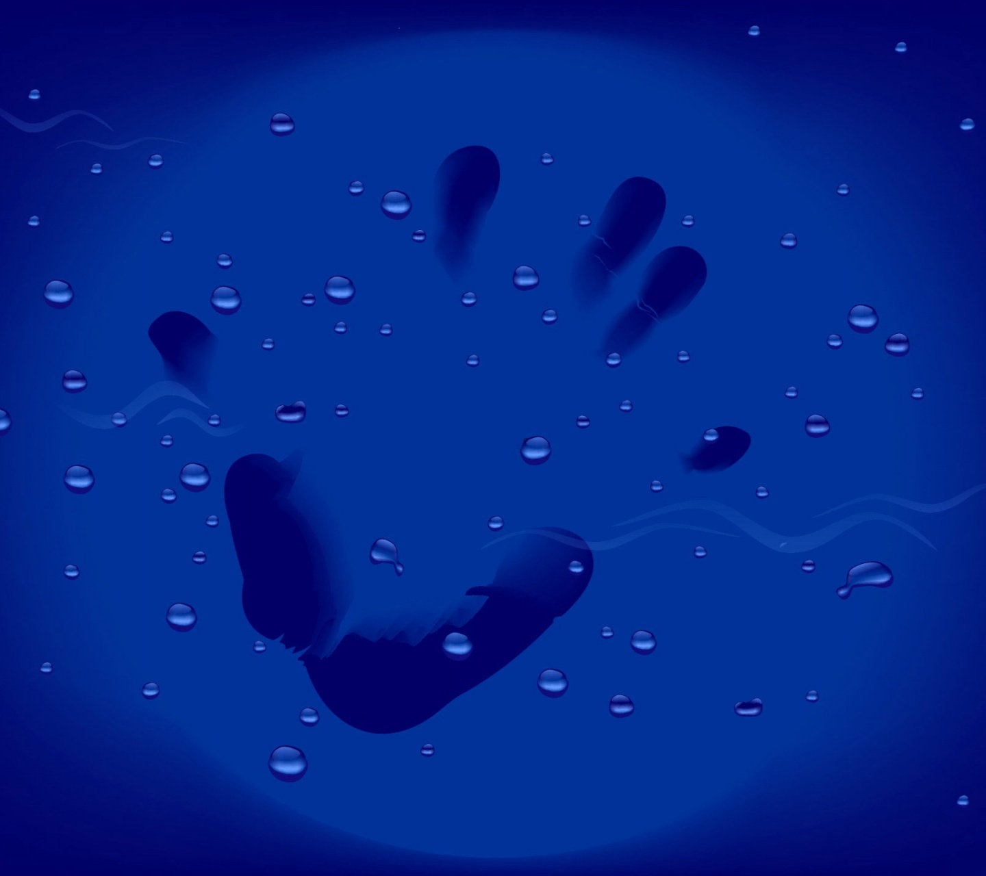 Handprint Underwater Theme