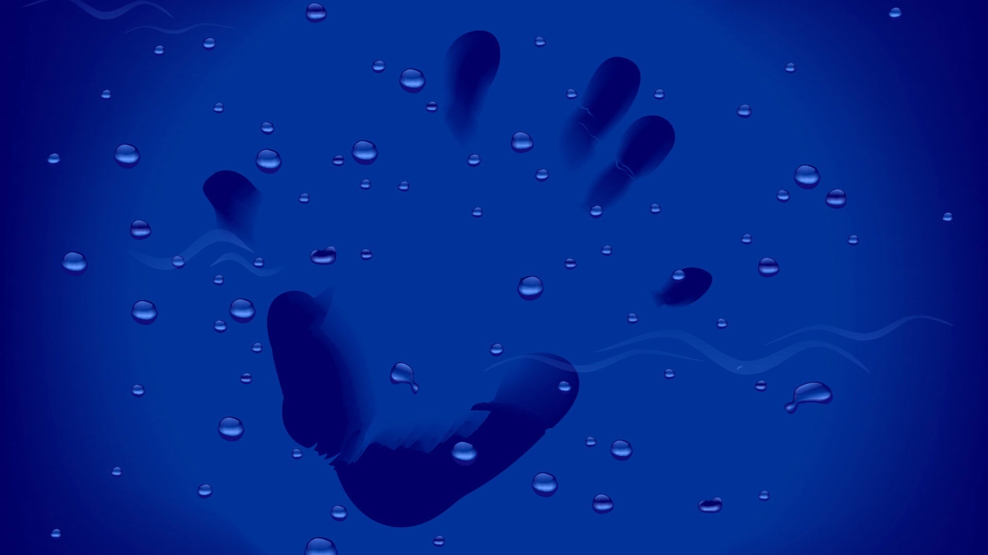 Handprint Underwater Theme