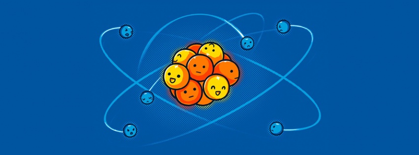 Happy Funny Sad Atom Chemistry