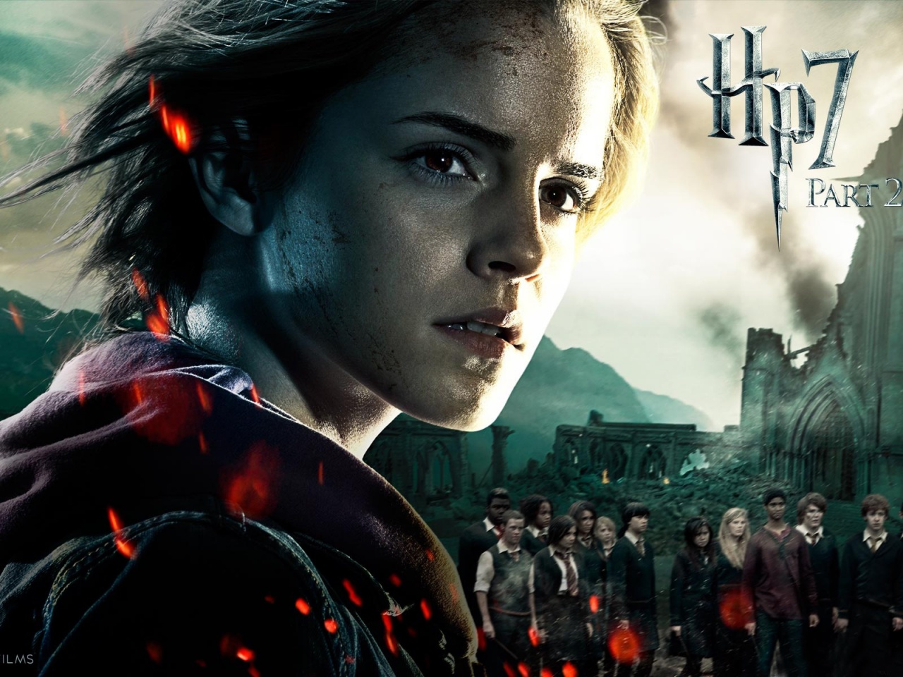 Harry Potter And The Deathly Hallows Part 2 Hermione Wallpaper