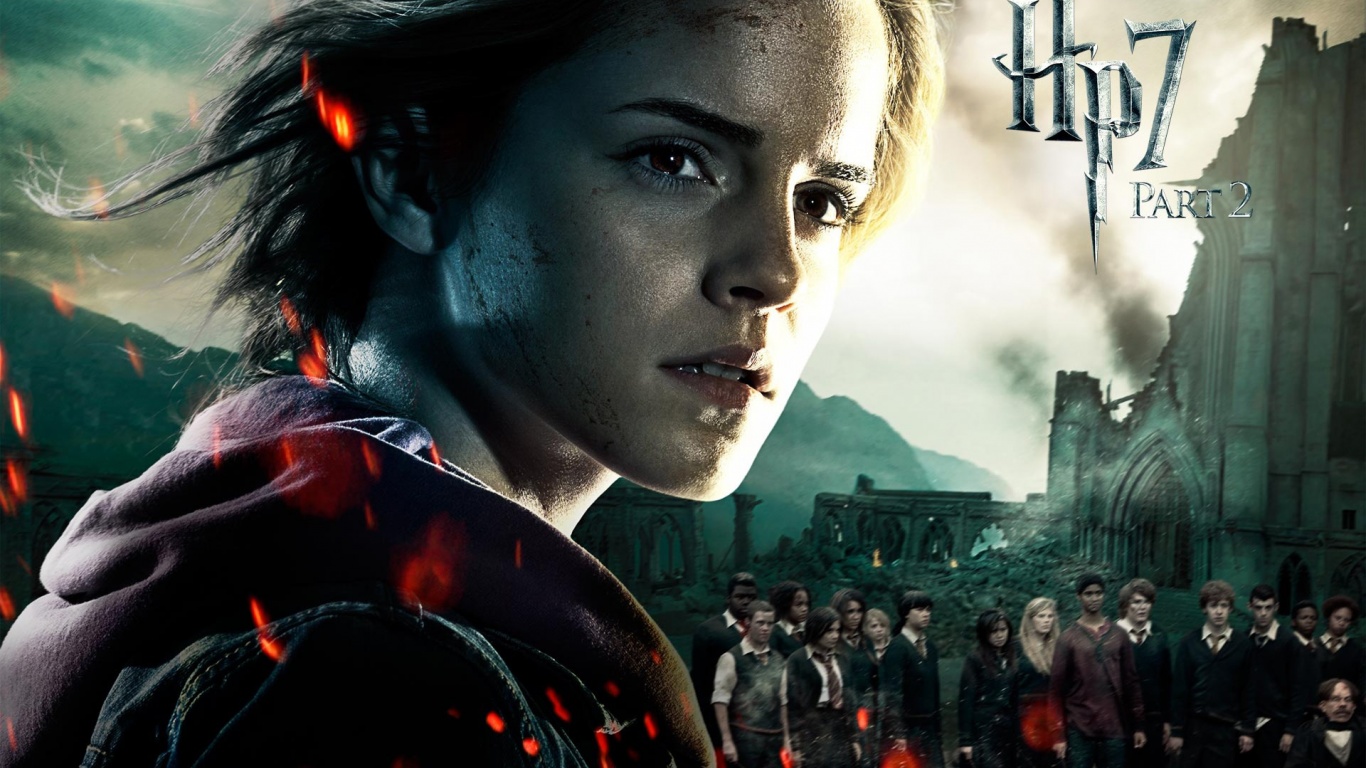 Harry Potter And The Deathly Hallows Part 2 Hermione Wallpaper