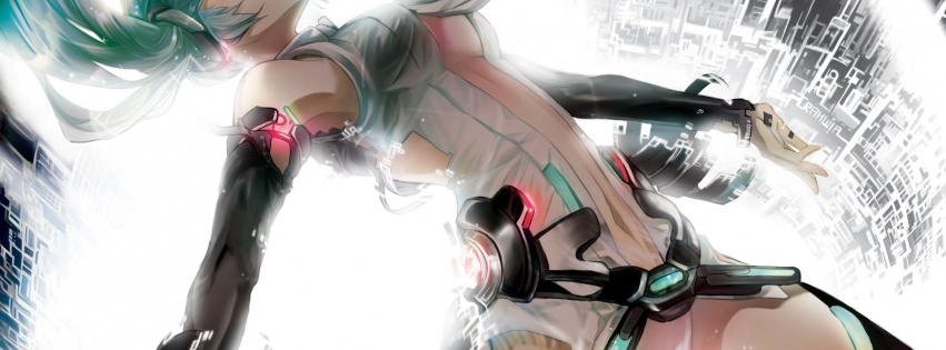 Hatsune Miku Vocaloid Light Drawing