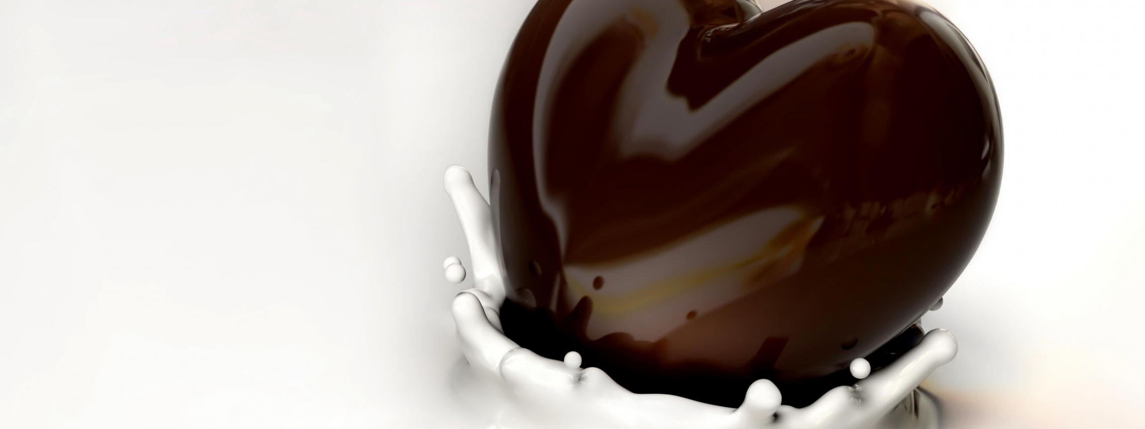 Heart Chocolate And Milk