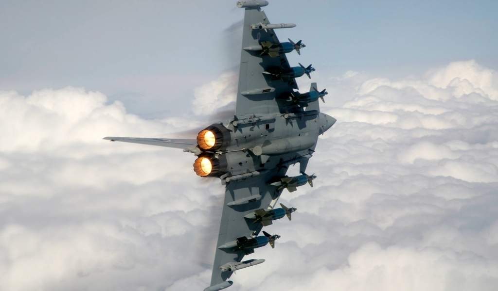 Heavy Bomber In Flight