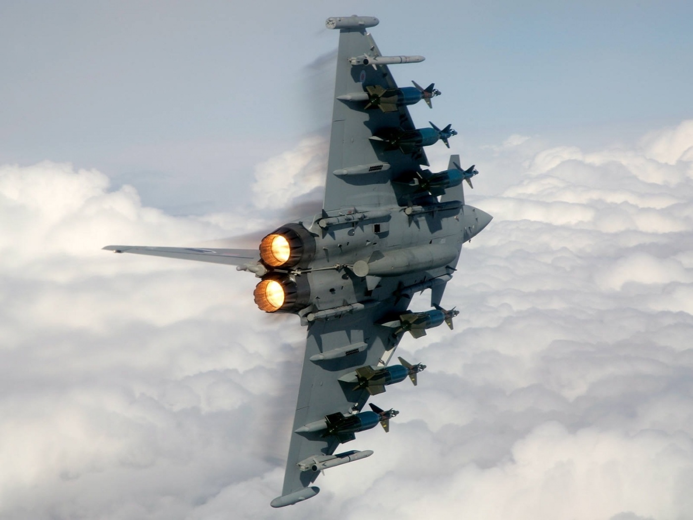 Heavy Bomber In Flight