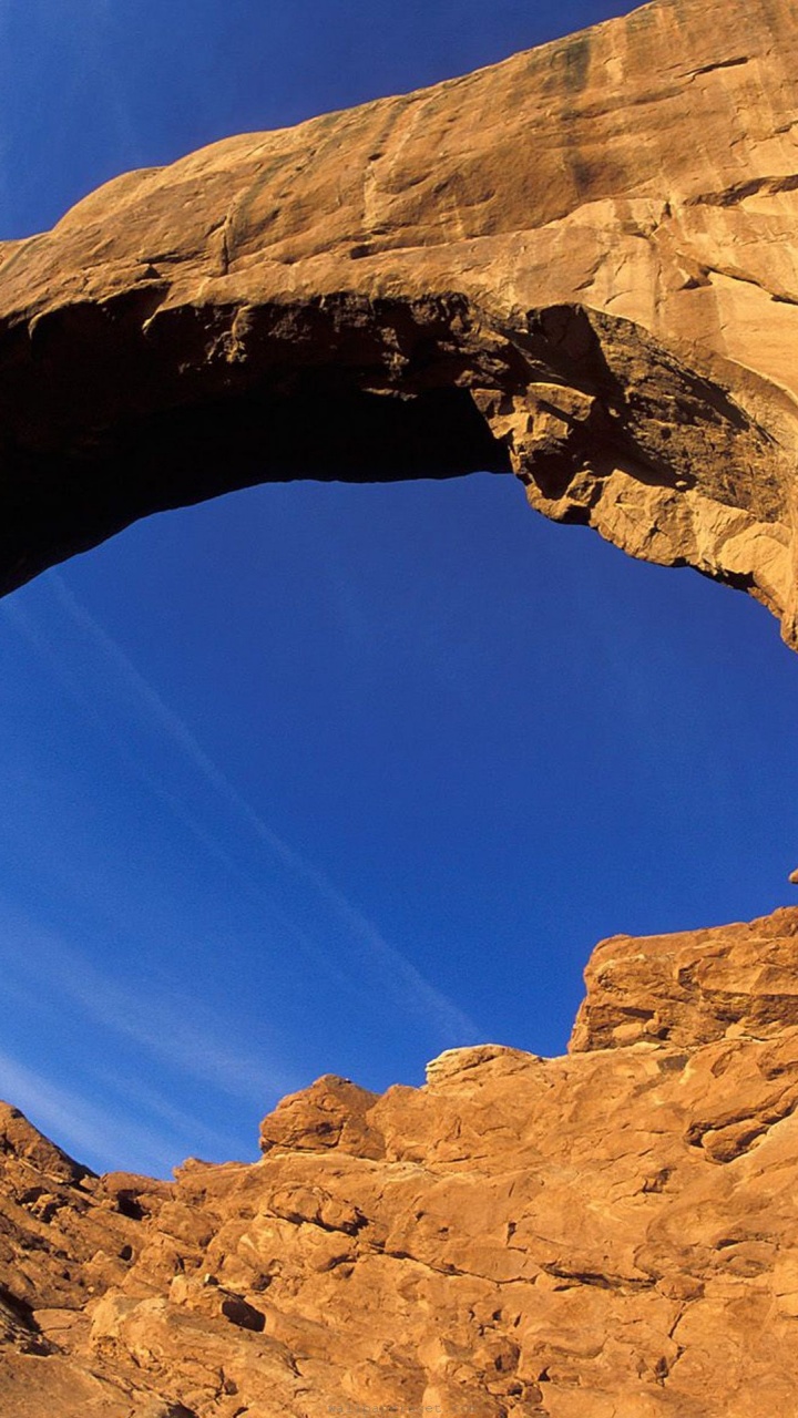 Hiking Arches National Park Utah Usa Sandstone