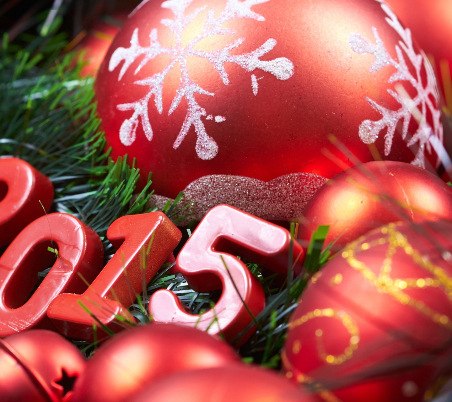 Holidays Christmas Balls 2015
