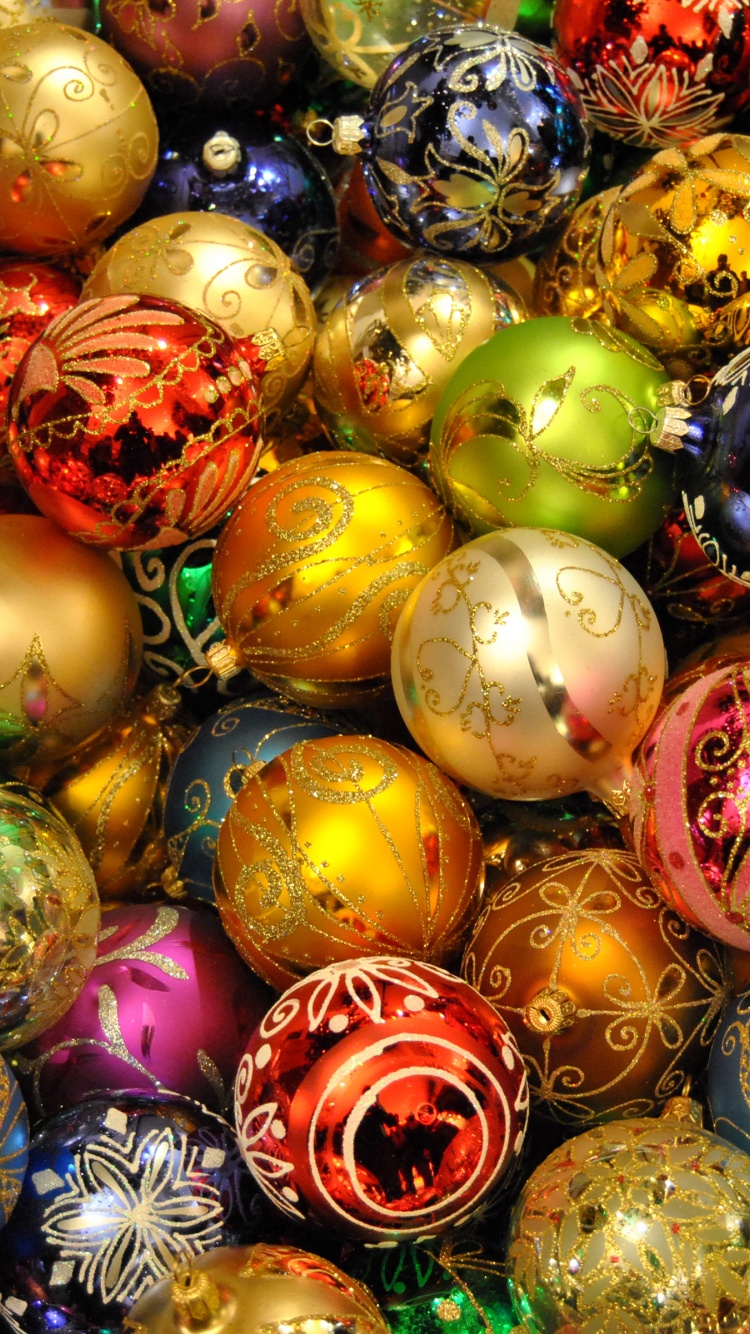 Holidays Christmas New Year Balls