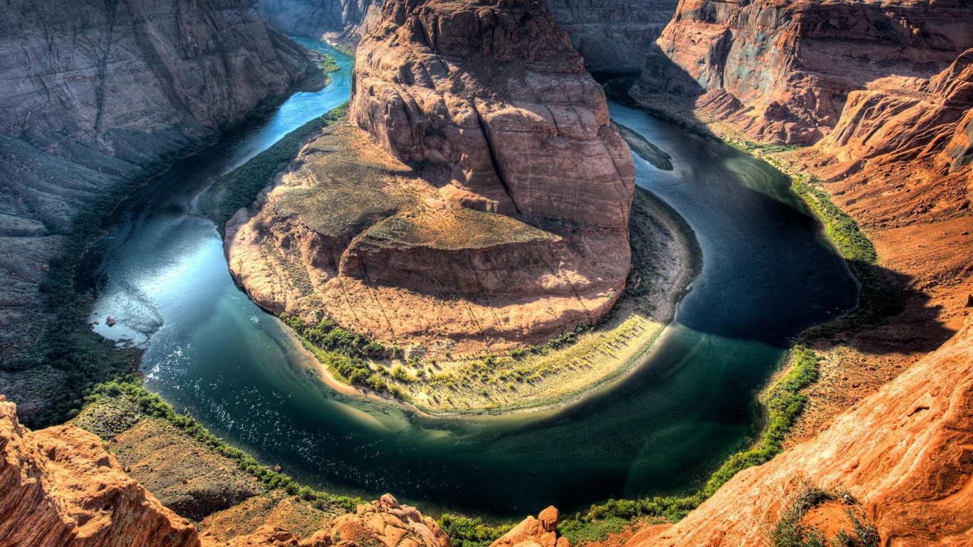 Horseshoe Bend Arizona Usa Nature Landscapes