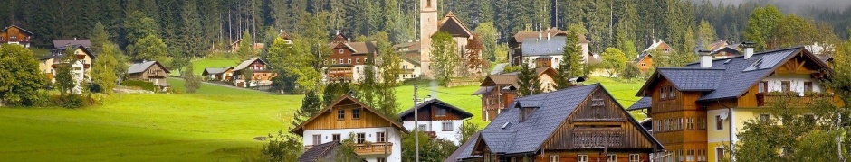 Houses Life Austria Village Beautiful Nature Landscapes