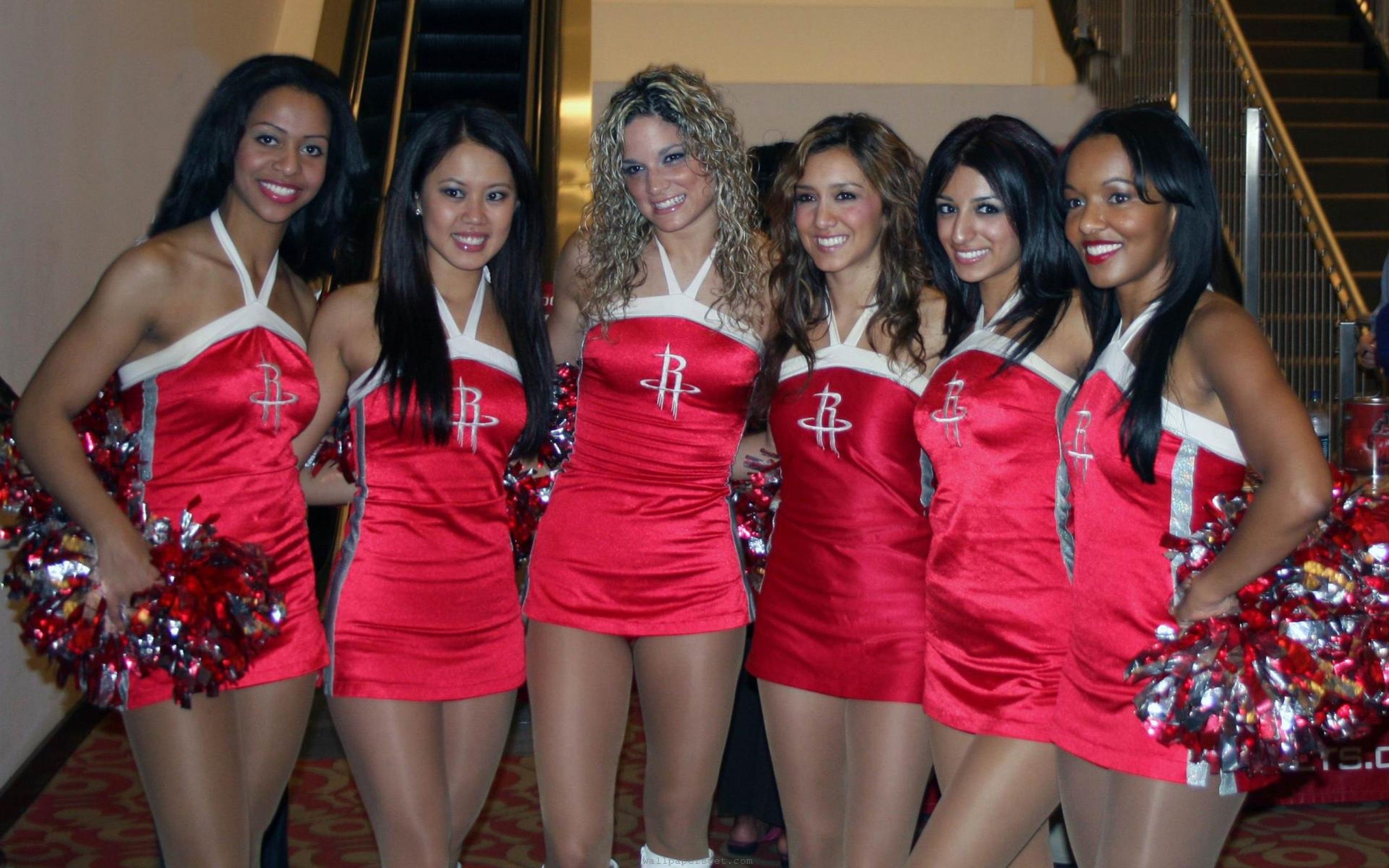 Houston Rockets Nba American Basketball Power Dancers