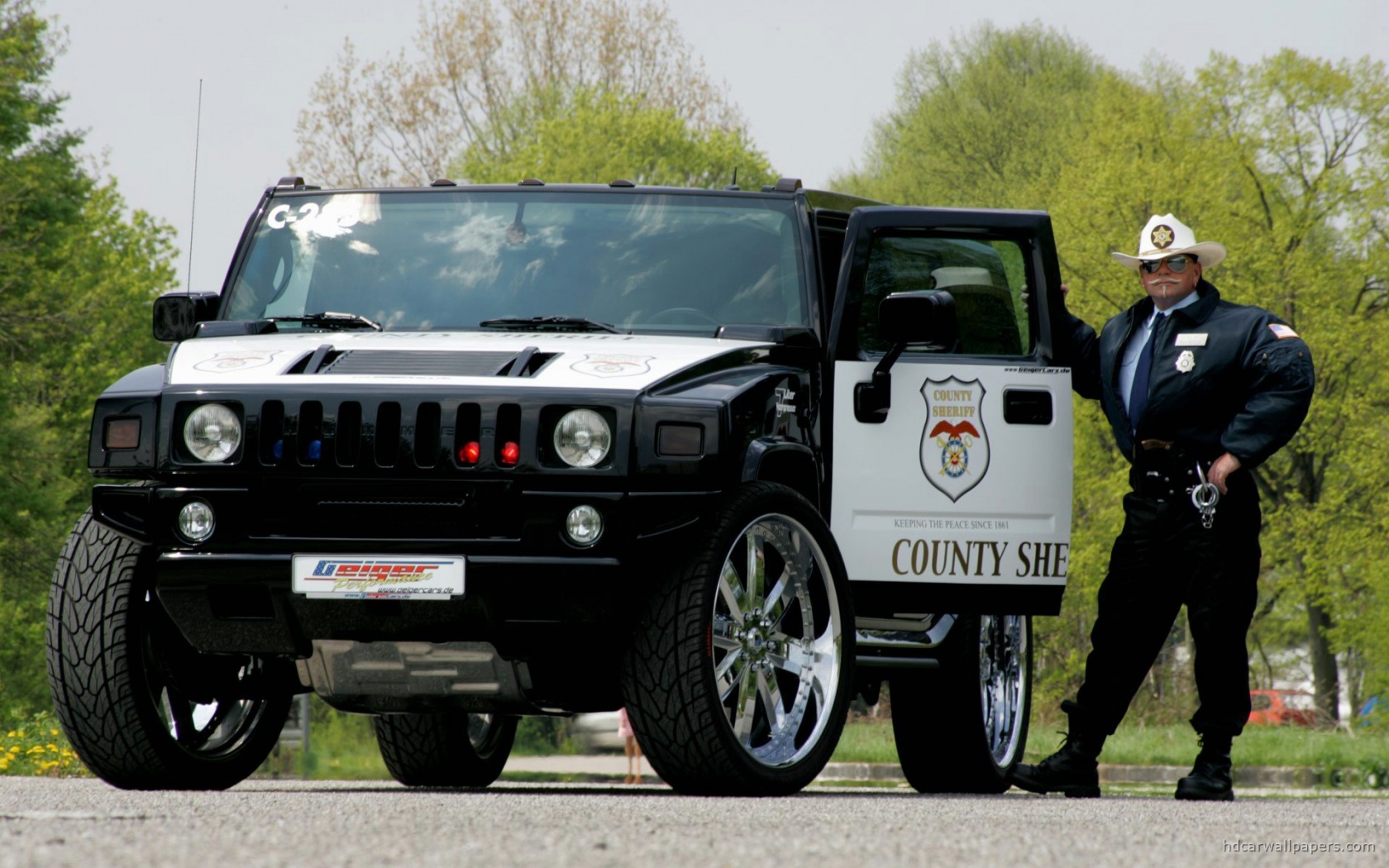 Hummer Police Car