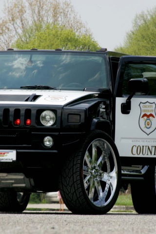 Hummer Police Car