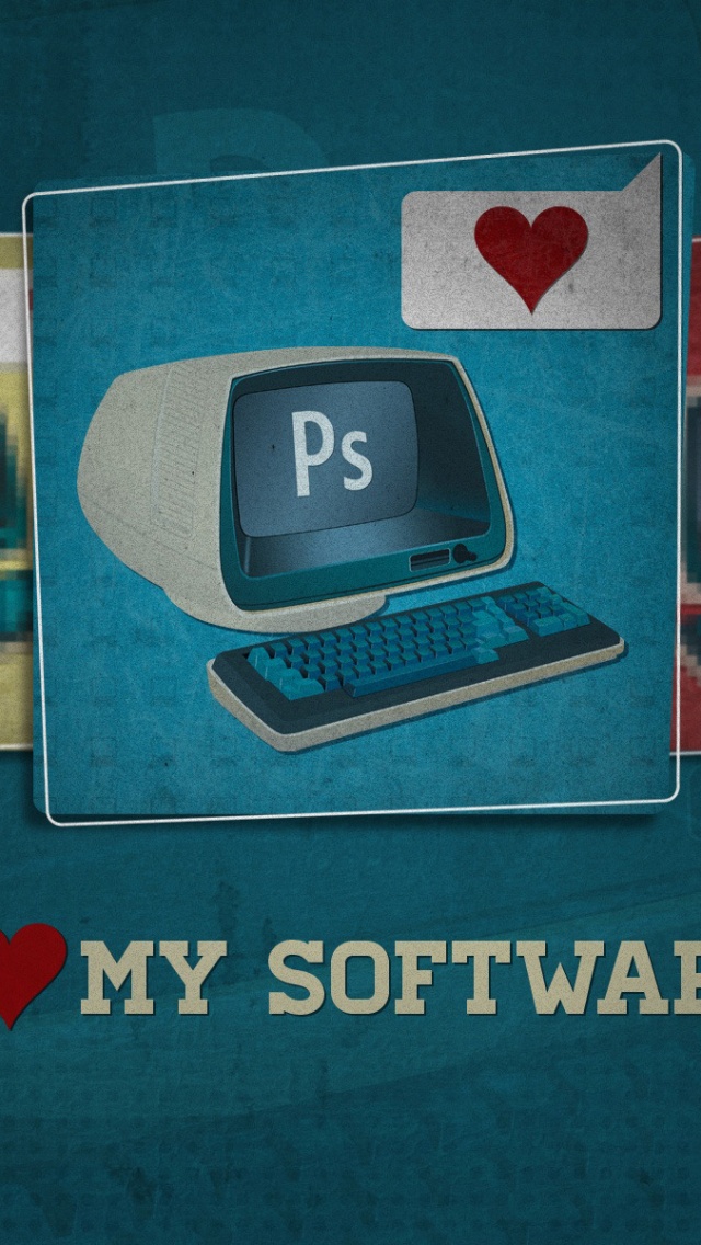 I Love My Software Photoshop Photoshop Monitor Keyboard