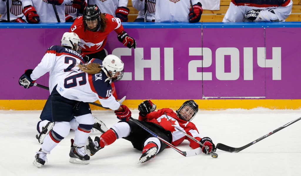 Ice Hockey Women Match In Sochi 2014