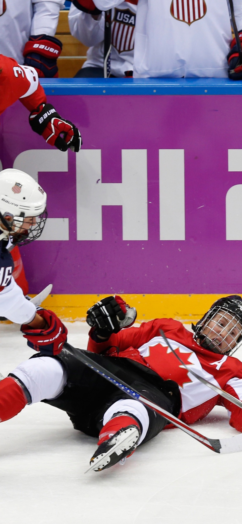 Ice Hockey Women Match In Sochi 2014