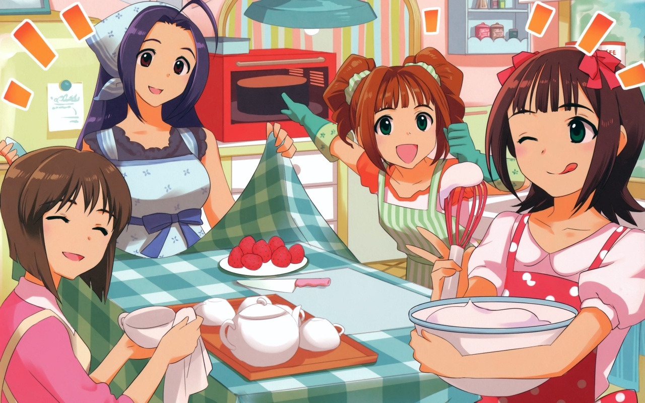 Idolmaster Xenoglossia Food Happy Anime