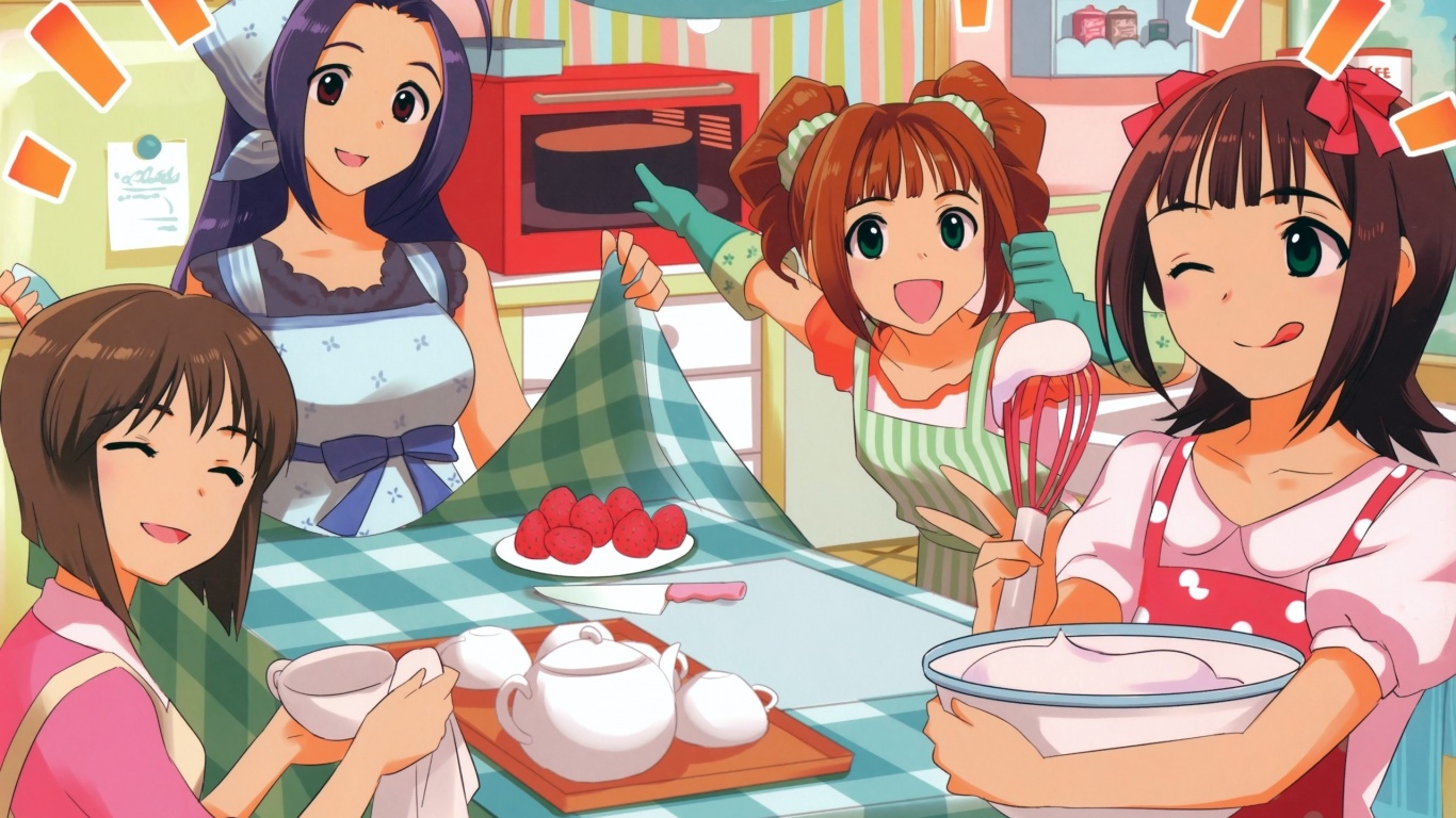 Idolmaster Xenoglossia Food Happy Anime