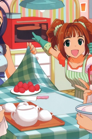 Idolmaster Xenoglossia Food Happy Anime