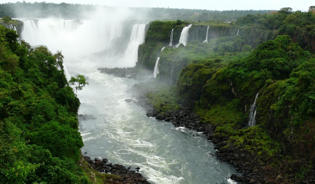 Iguazu Waterfalls National Park Travel Southern South America Geography Nature Landscapes