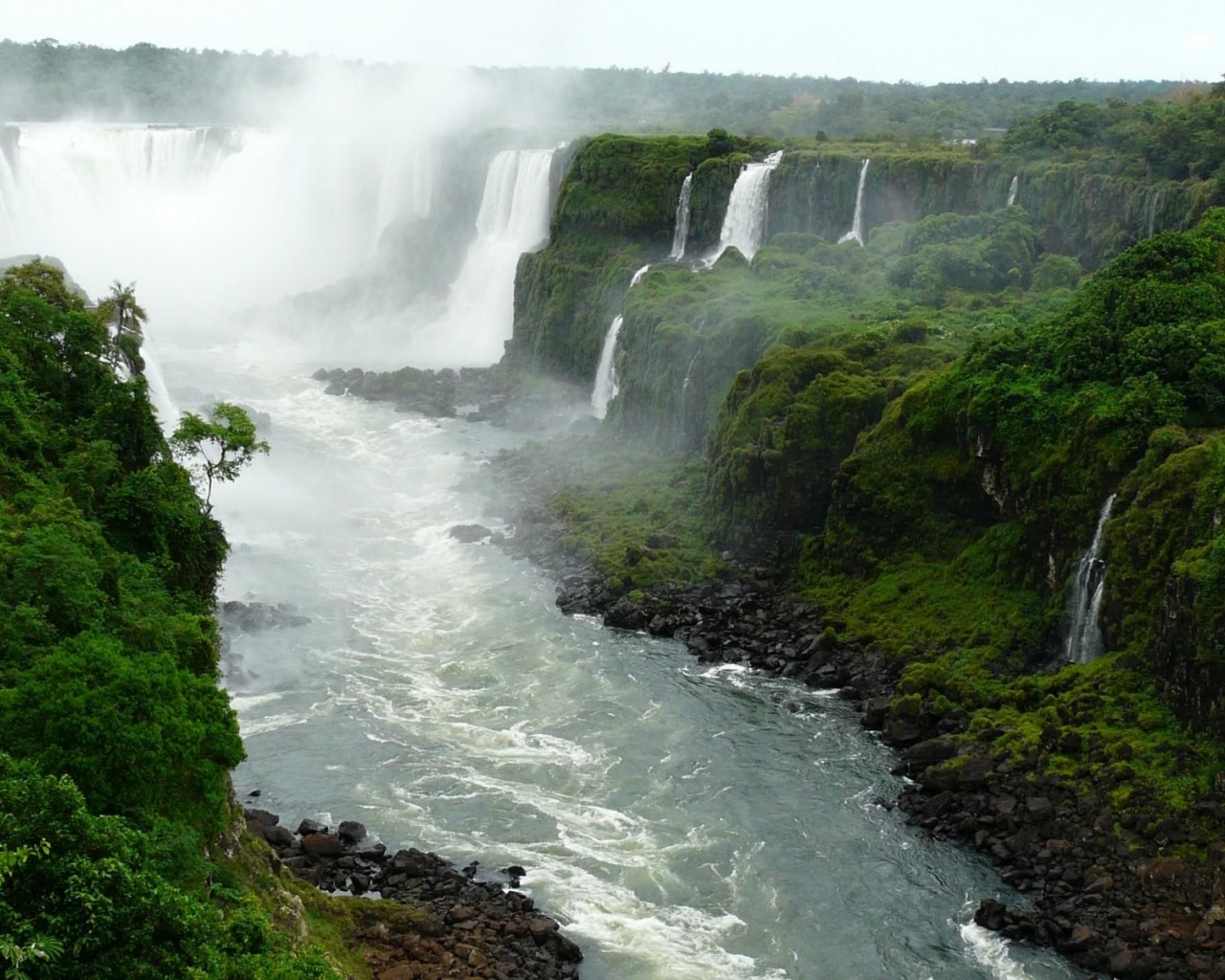 Iguazu Waterfalls National Park Travel Southern South America Geography Nature Landscapes