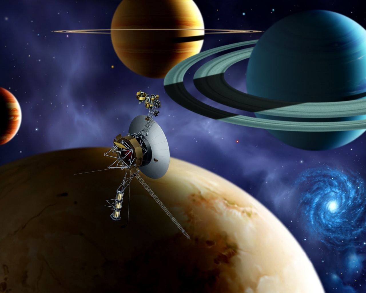 Incredible Galaxy Planets And Spaces Wallpaper 36