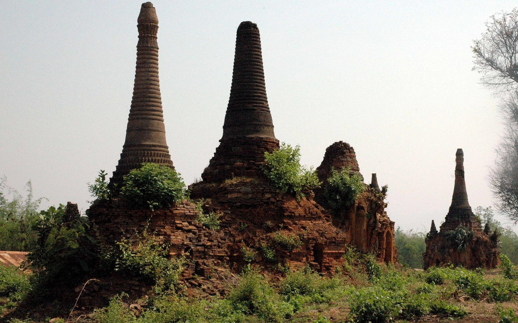 Indein Inle Lake Stupas Burma