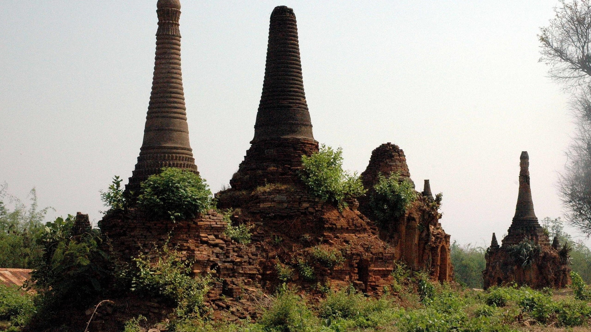 Indein Inle Lake Stupas Burma