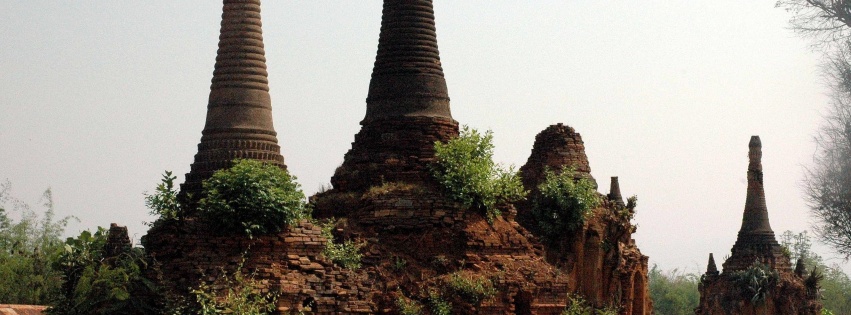 Indein Inle Lake Stupas Burma