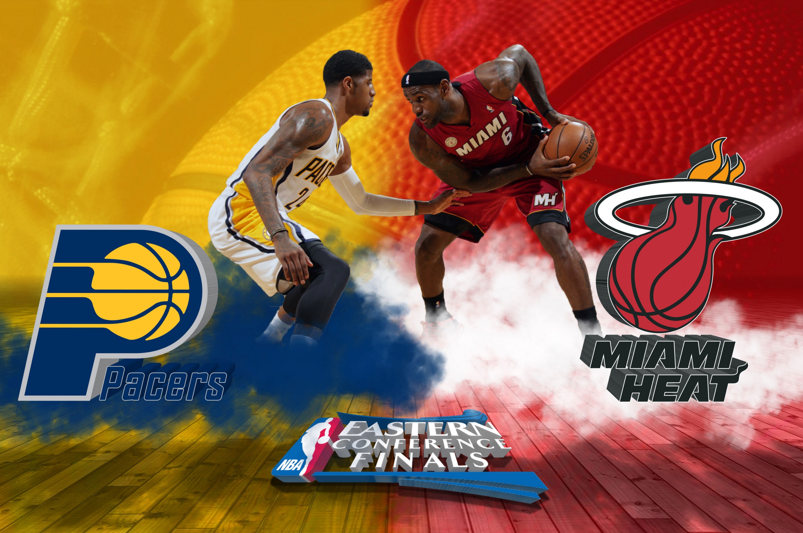 Indiana Pacers Vs Miami Heat 2014