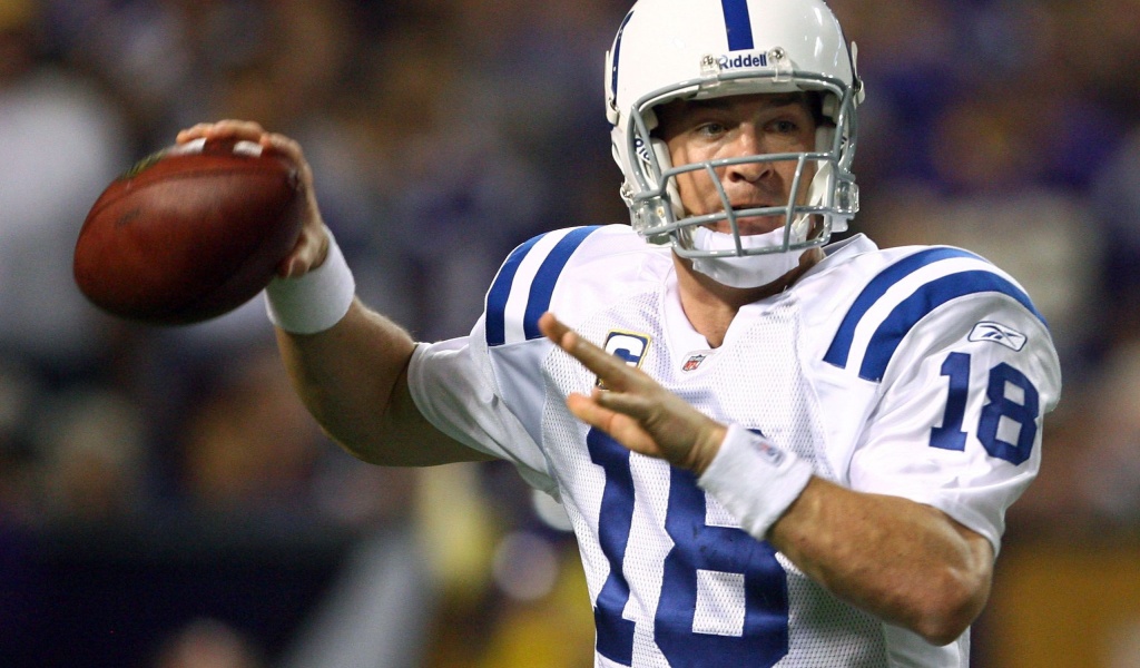 Indianapolis Colts American Football Quarterback Peyton Manning