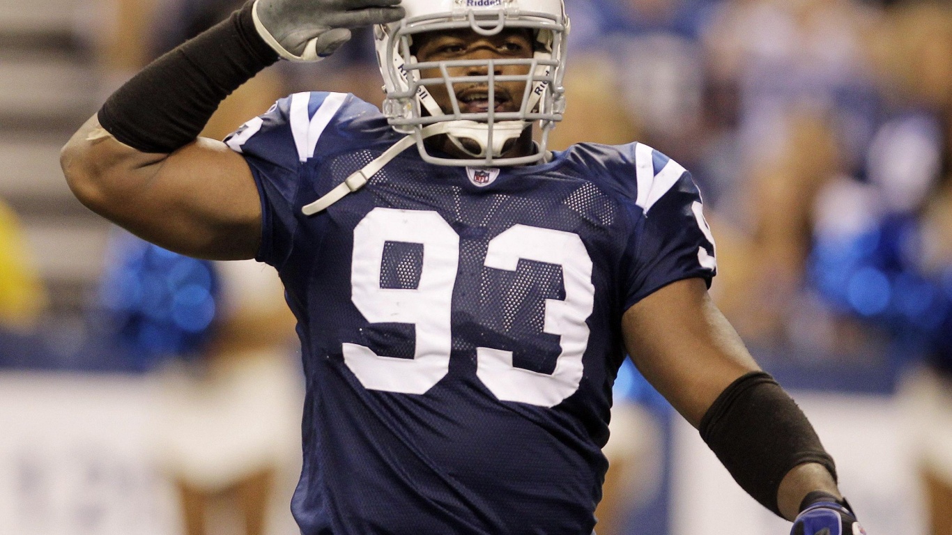 Indianapolis Colts Nfl American Football Linebacker Dwight Freeney