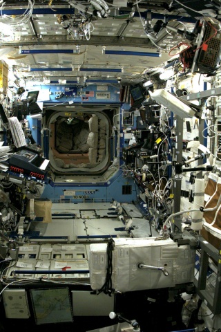 Inside Space Shuttle